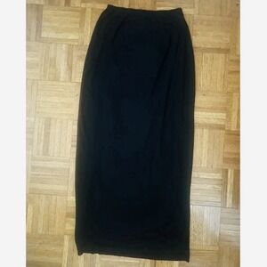 Assembly New‎ York Women's Black Overdyed Jersey Maxi Long Skirt Size M